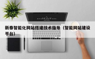 库尔勒新泰智能化网站搭建技术指导（智能网站建设平台）